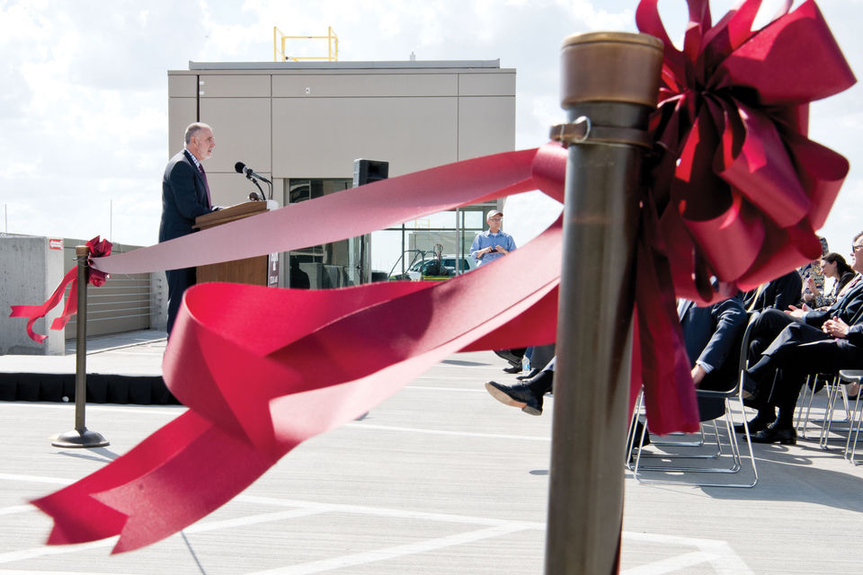 Cain Garage Ribbon Cutting